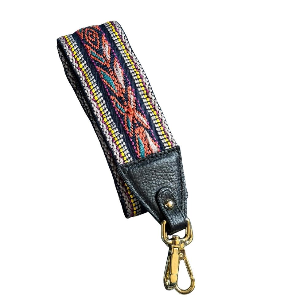 Bag Strap Womens One Size Multicolor Jacquard Geometric Detachable Crossbody